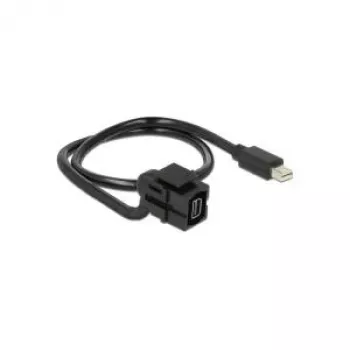 Cabo DisplayPort DeLOCK 86374 0,5 m Mini DisplayPort preto