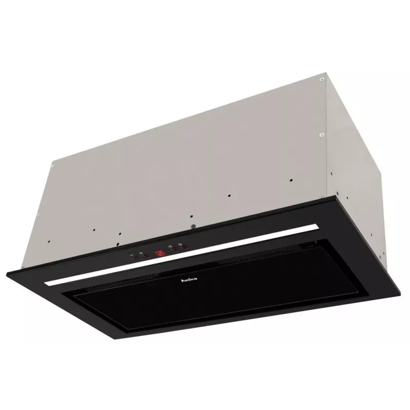 Exaustor de encastrar AMICA OMC6451B HC — filtro de carvão ativo, nível de ruído 65 dB, classe de eficiência energética A