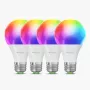 Lâmpada LED inteligente Nanoleaf Essentials Matter A60, E27, 9 W, 900 lm, 2700-6500 K RGBCW, pack de 4