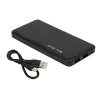 Powerbank portátil BLOW PB10A 10000mAh bateria de polímero, 2 saídas USB-A, 22,5W de potência total, entrada Micro-USB, preto