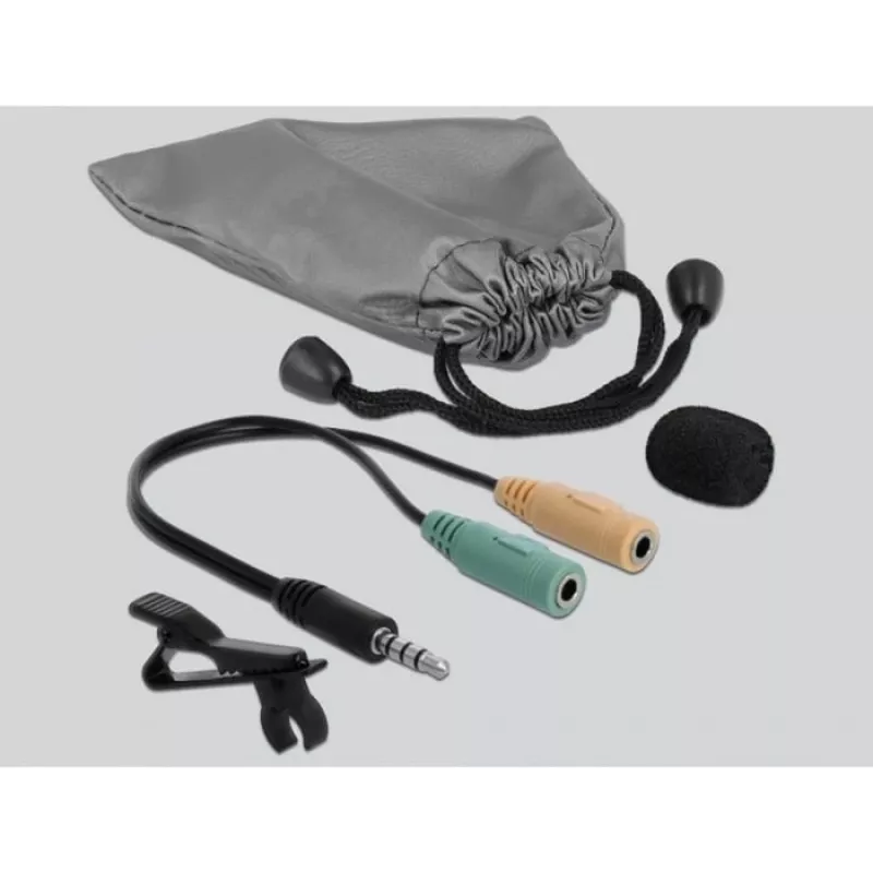 Microfone de lapela DeLOCK 66279