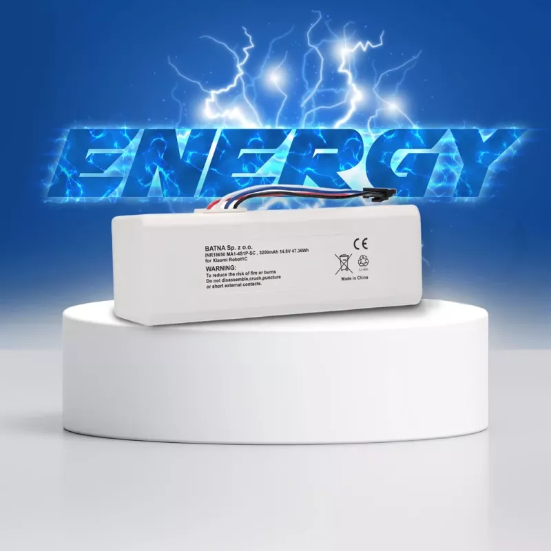 Bateria para robô Xiaomi 1C P1904-4S1P-MM, 3200mAh, 47,36Wh, STYTJ01ZHM Mijia 1C P1904-4S1P-MM (Dreame MC1808)