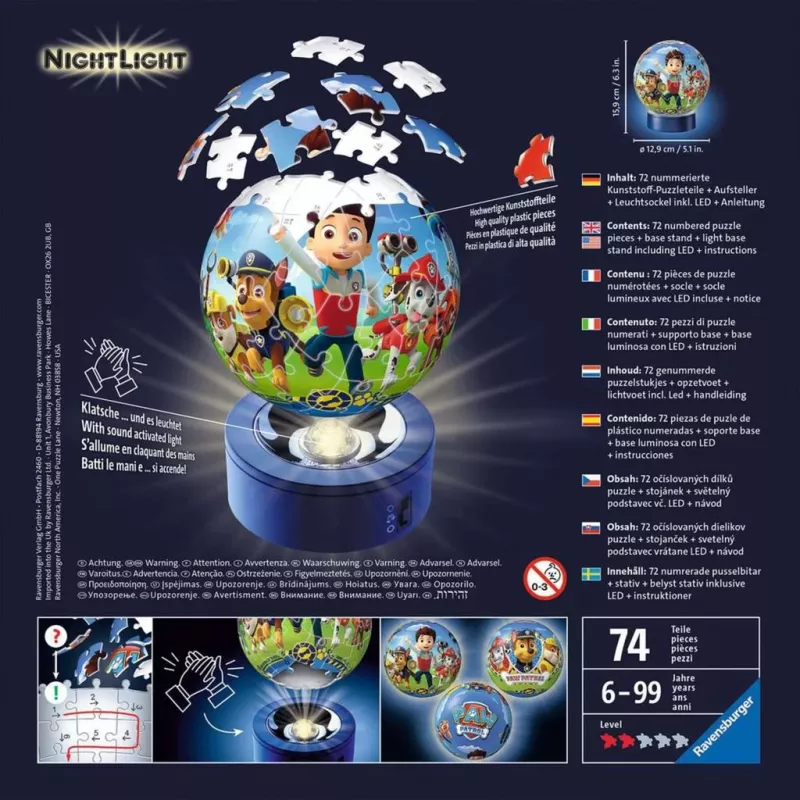 Ravensburger Puzzle Ball Luz noturna P