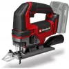 Serra de recortes com bateria Power X-Change TE-JS 18/100 Li, 18 Volt (vermelho/preto, bateria de iões de lítio 2,5 Ah)