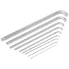 Conjunto de chaves Allen Wera 950/9 Hex-Plus 4, métrico, cromado