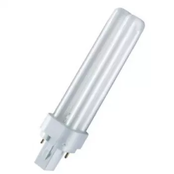 Lâmpada fluorescente compacta Osram Dulux D 26 W G24d-3 branco quente 1800 lm