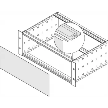 SCHROFF KONTAKTLEISTE FRONTBL.42HP 10ST - acessório para rack (24560231)