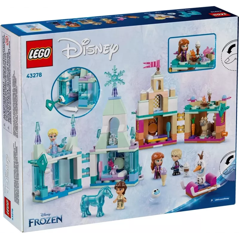 LEGO DISNEY 43278 Mini Castelo de Arendelle e Palácio de Gelo da Elsa