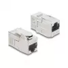 Acoplador Keystone DELOCK conector fêmea RJ45 para conector fêmea RJ45 — conector de rede inline (modelo 90796)