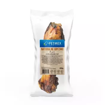 Mastigáveis para cães PETMEX Pata de vaca 850 g — snack mastigável firme natural de longa duração, 300 mm, hipoalergénico para cães adultos de porte médio/grande