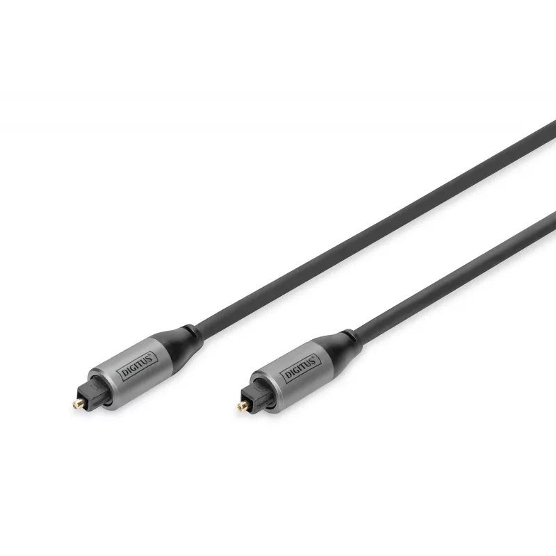 Cabo de ligação Digitus Toslink 3 m macho para macho banhado a ouro
