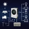 Qoltec, Transformador de tensão, Inversor solar híbrido Off-Grid 4kVA 4kW 120A MPPT LCD Wi-Fi BMS Sinusoidal