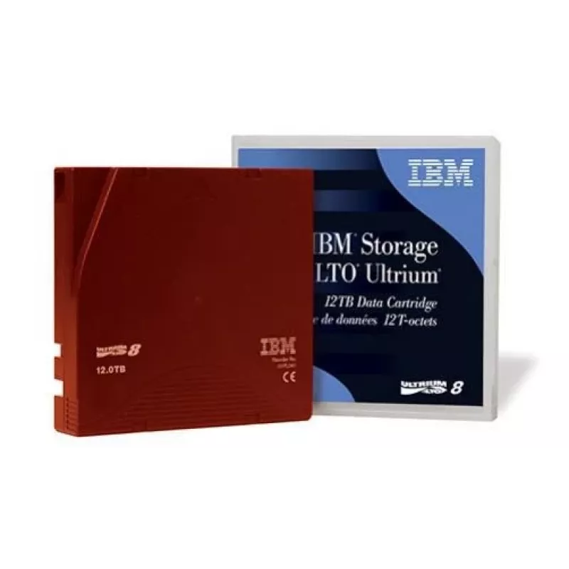 IBM Lenovo - LTO Ultrium 8 - 12 TB / 30 TB - com etiqueta de código de barras