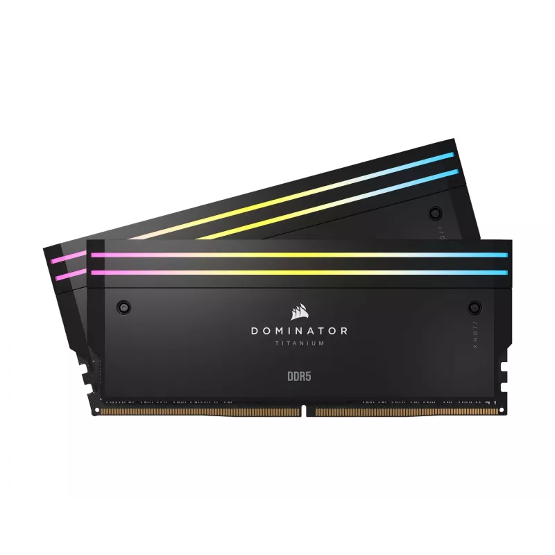 Dominator Titanium DDR5-6600, CL32, Intel XMP 3.0 - kit duplo de 32 GB, preto
