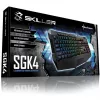 Teclado Sharkoon SKILLER SGK4 Gaming USB QWERTZ alemão preto