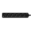 Régua de tomadas LogiLink LPS238B 1,5 m 6 tomadas AC interior preto