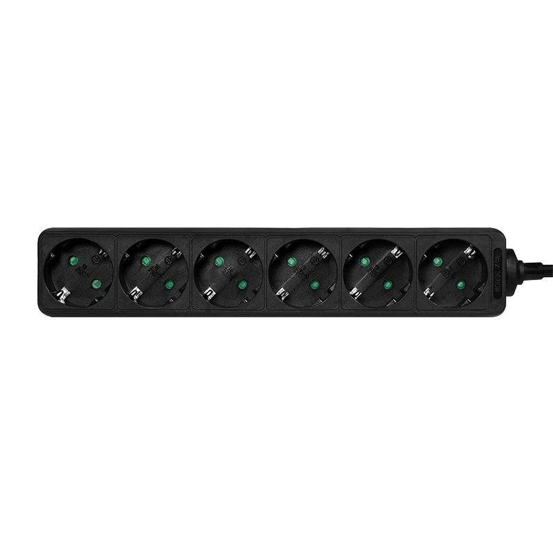 Régua de tomadas LogiLink LPS238B 1,5 m 6 tomadas AC interior preto