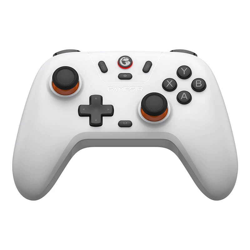 Comando gaming sem fios GameSir T4n Lite branco compatível com Bluetooth, sem fios, recarregável