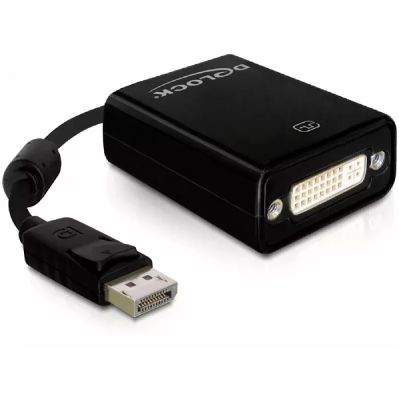 Adaptador Delock DisplayPort macho > DVI 24+5 fêmea - Adaptador DisplayPort - DisplayPort (M)