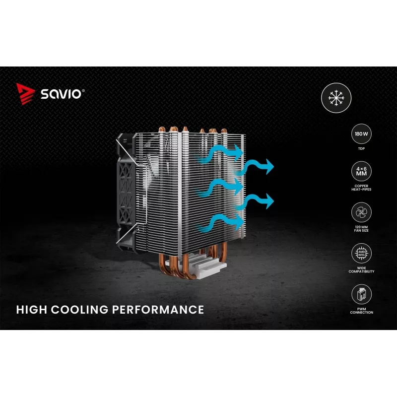 SAVIO VORTEX X2 Cooler de CPU