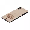 Capa para telemóvel man and wood para iPhone XS Max – madeira de macieira, preto