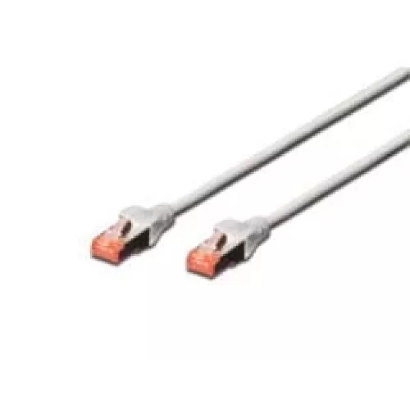 DIGITUS cabo de rede CAT6 S/FTP, 20 m, cinzento, pack de 5