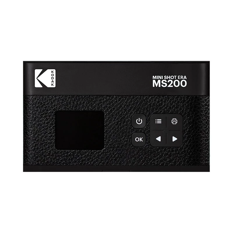 Máquina fotográfica instantânea Kodak Mini Shot 2 Era — máquina fotográfica instantânea portátil com impressora incorporada, preta