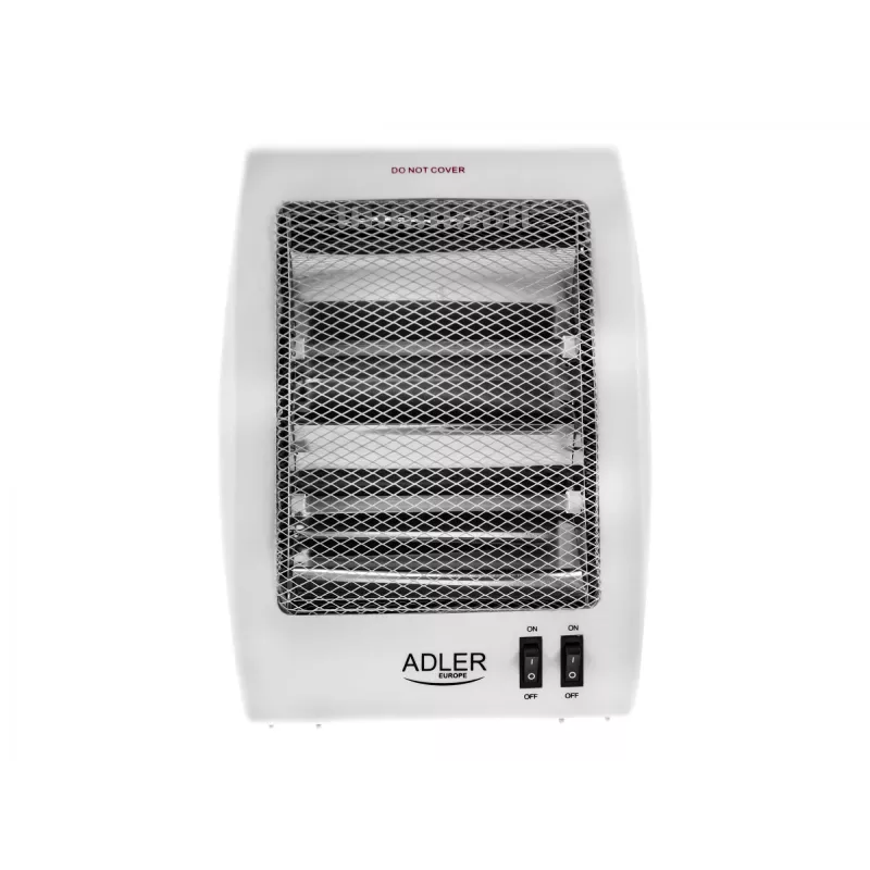 Adler | Aquecedor | AD 7709 | Aquecedor halogéneo | 800 W | Número de níveis de potência 2 | Branco