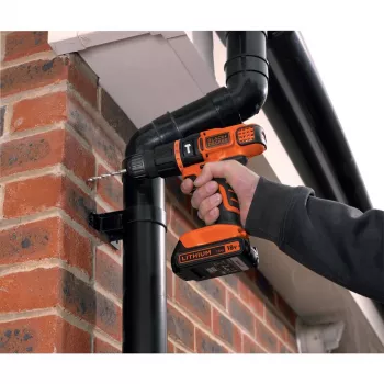 Berbequim de punho pistola Black & Decker BDCH188N-XJ 1350 U/min, 18 V