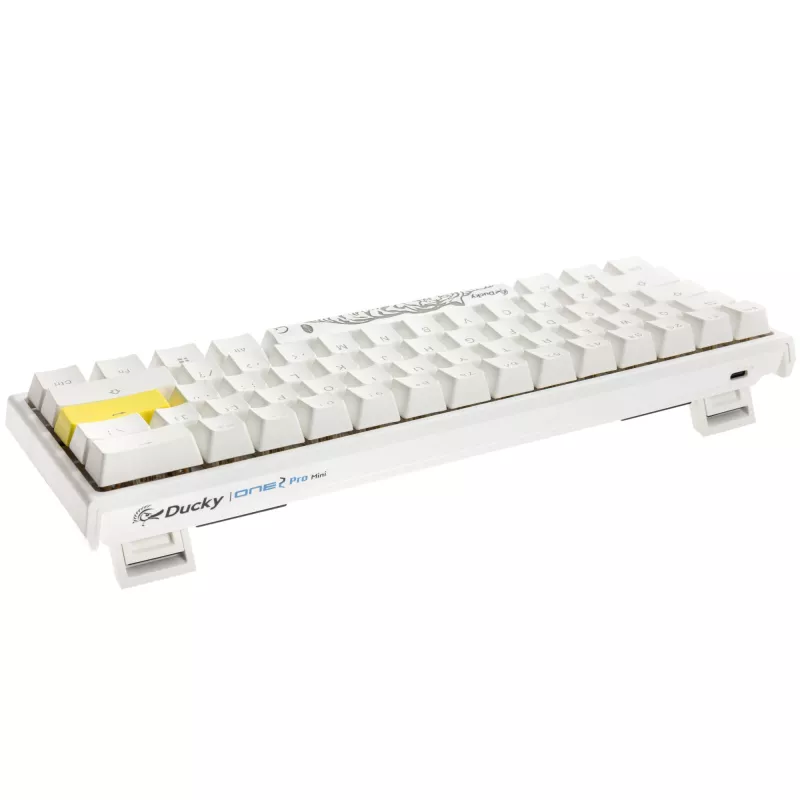 Teclado mecânico Gaming Ducky One 2 Pro Mini RGB LED com interruptores Cherry MX Blue, layout 60%