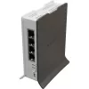MikroTik hAP ax lite LTE6 L41G-2axD&FG621-EA 802.11ax 574 Mbit/s Ethernet LAN (RJ-45) portas 4 suporte Mesh Não MU-MIMO Não sem banda larga móvel tipo de antena interna