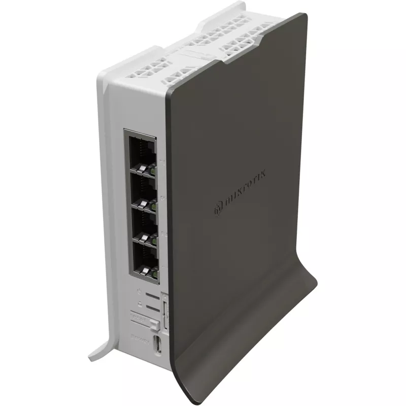 MikroTik hAP ax lite LTE6 L41G-2axD&FG621-EA 802.11ax 574 Mbit/s Ethernet LAN (RJ-45) portas 4 suporte Mesh Não MU-MIMO Não sem banda larga móvel tipo de antena interna