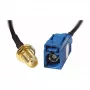 Cabo coaxial DeLOCK 88581 0,2 m preto