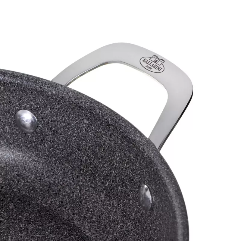 Frigideira de indução com 2 pegas BALLARINI Salina Granitium 24 cm 75002-811-0
