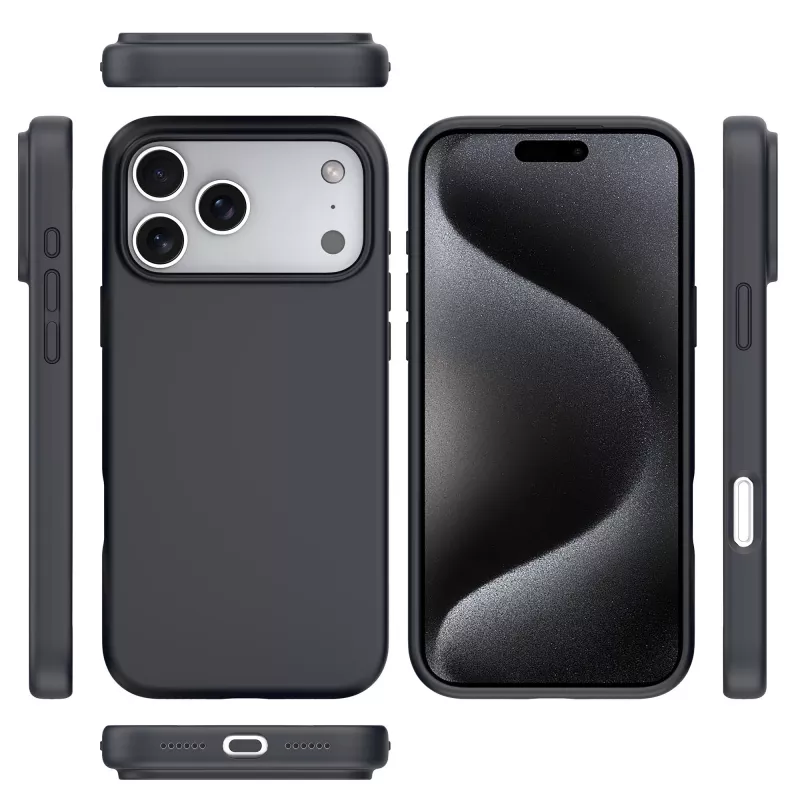 NEVOX StyleShell SHOCK (preto, iPhone 17 Pro Max, compatível com MagSafe)