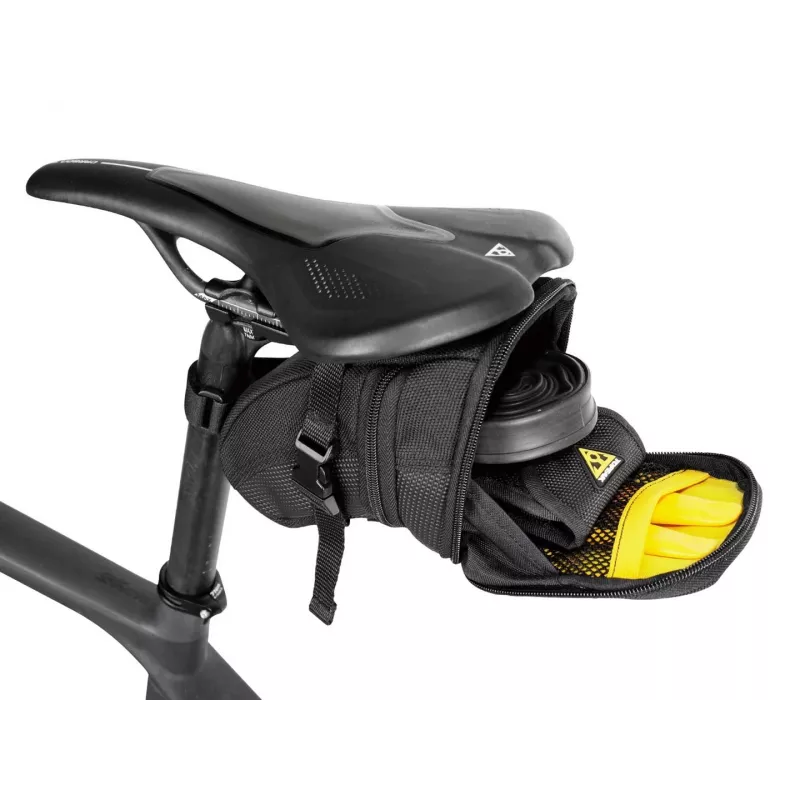 Bolsa de selim TOPEAK Aero Wedge Pack Medium – bolsa de bicicleta compacta para baixo do selim