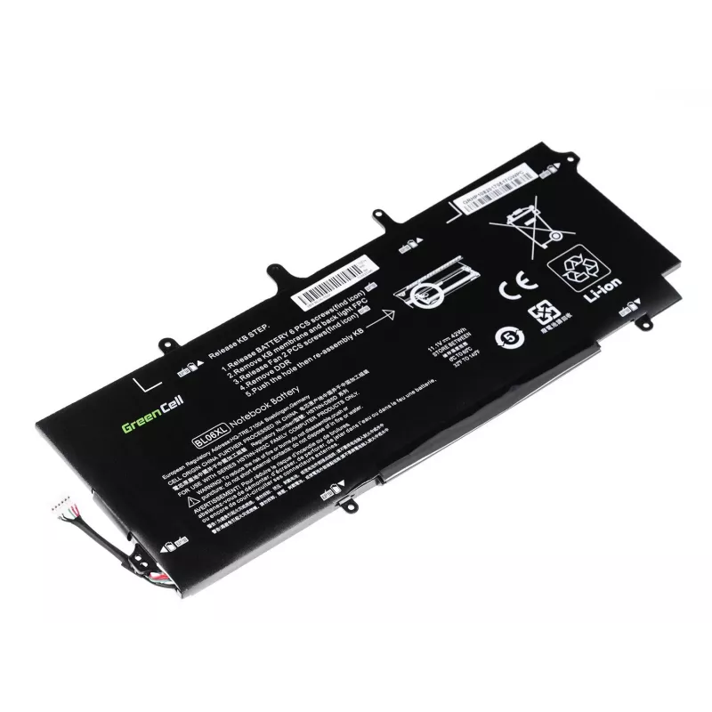 Bateria GREENCELL HP108 Green Cell BL06XL HSTNN-DB5D 722297-001 722236-2C1 para HP EliteBook Folio