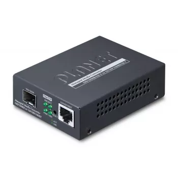 PLANET Web/SNMP Man Conversor de rede de mídia preto Gigabit Ethernet SFP