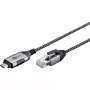 Cabo Ethernet Goobay USB-C 3.1 para RJ45 fino 5 m – liga router, modem ou (74405)