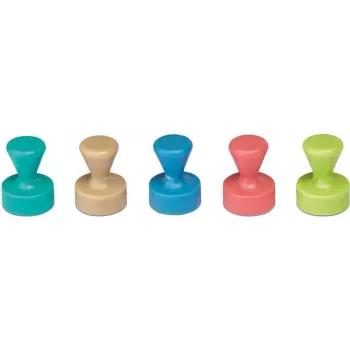 10 ímanes cónicos de cores variadas O 1,2 x 1,6 cm (6168499)