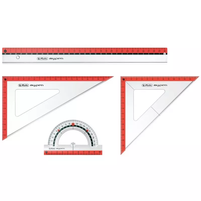 Conjunto de réguas Herlitz 11368222