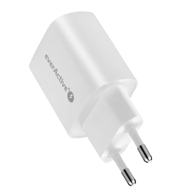 CARREGADOR DE TELEFONE 1X USB 18 W QC 3.0 BRANCO