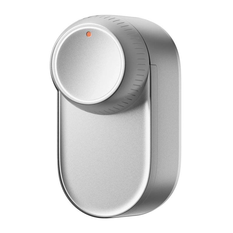 Fechadura inteligente SwitchBot W5600000S prateada – conectividade Bluetooth, compatível com fechaduras de embutir padrão