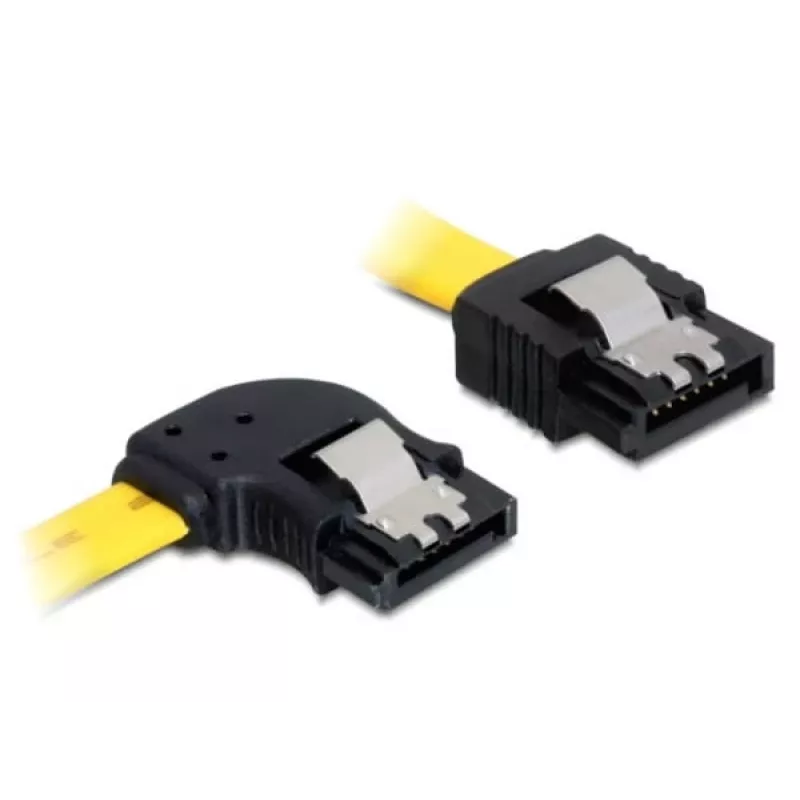 Cabo SATA ficha/ficha DeLOCK 82824 0,3 m amarelo