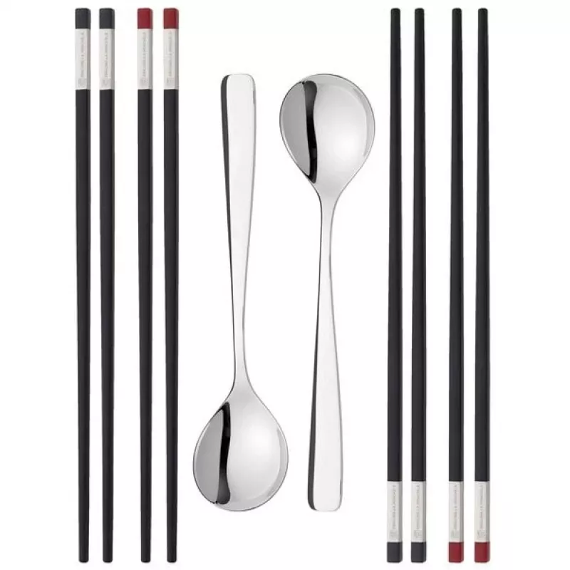 Conjunto de pauzinhos ZWILLING 39180-001-0 preto aço inoxidável