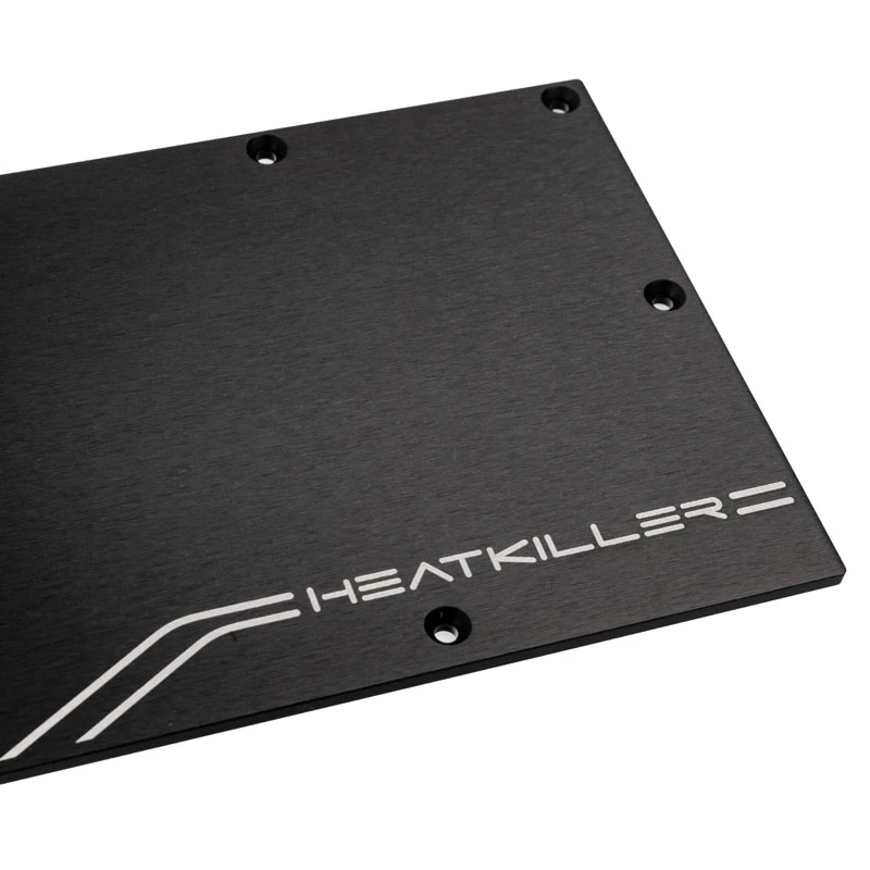 Backplate Watercool 16070 — componente de sistema de refrigeração para computador em alumínio, preto, 1 unid.