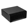 Caixa HTPC sem ventoinha Streacom ST-FC8B Alpha Optical + fonte de alimentação de 120 Watt
