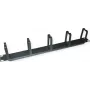 Value 26.99.0312 painel frontal para armário de rede de 19 polegadas 1U preto (RAL 9005)