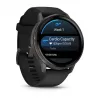 Garmin Venu 4 smartwatch, 45 mm, AMOLED de 1,4 polegadas, GPS, preto