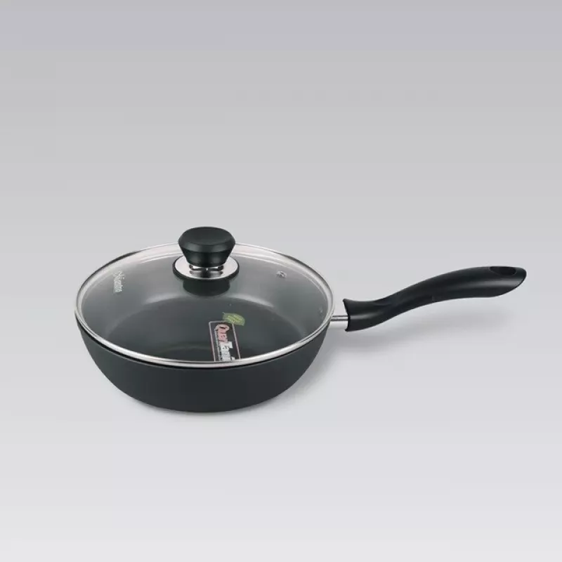 Frigideira Maestro MR-1205-28 com tampa, 28 cm, preta